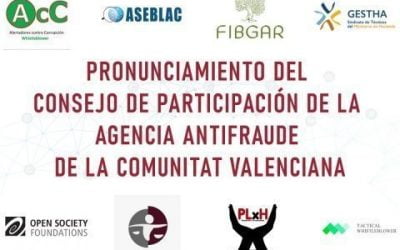 Pronunciamiento del Consejo de Participación de la AVAF