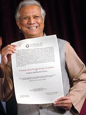 La Fundación por la Justicia entrega su V premio a Muhammad Yunus, creador de los microcréditos para personas pobres