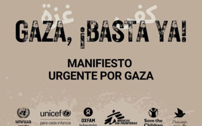 Gaza no puede esperar. Fundación por la Justicia se adhiere al manifiesto urgente.