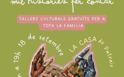 Apunta’t al taller gratuït i familiar en Patraix: «Barris Vius i Interculturals. Mil històries per contar»