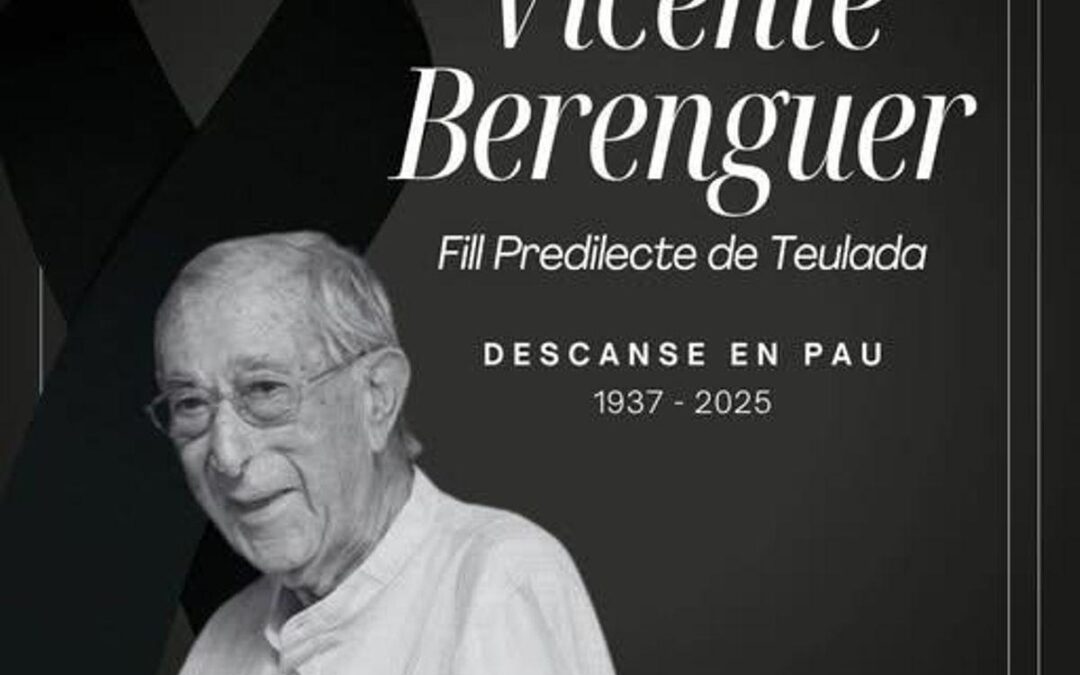 Mor el missioner Vicente Berenguer, fill predilecte de Teulada per Mapi Casabán